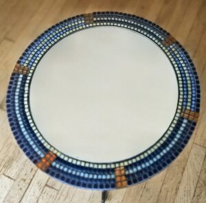 Blue and Green Mosaic Mirror